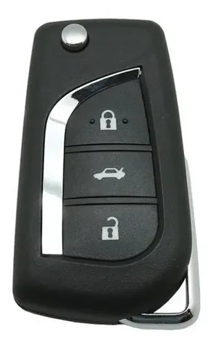 Chave Canivete Para Alarme FKS Modelo Toyota cr-750