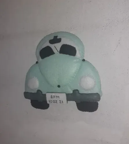 Enfeite de porta Fusca em feltro