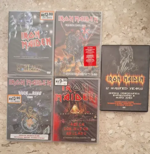 DVDs Iron Maiden - 5 dvds