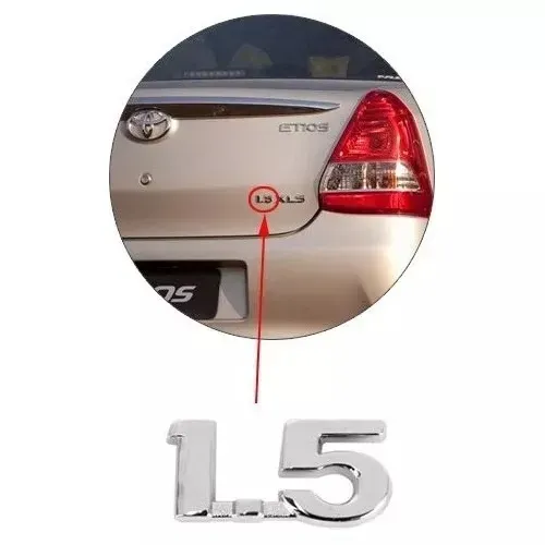 Emblema 1.5 Toyota Etios 2013 a 2019.