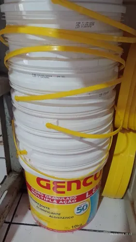 20 Baldes vazio de 10 lts com tampa