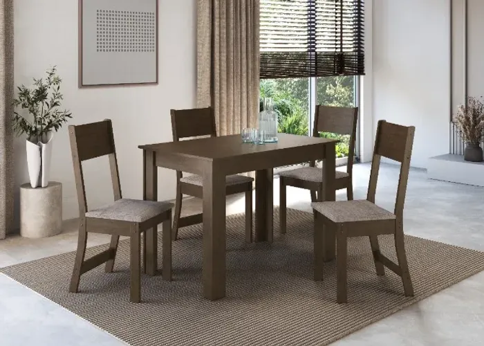 Mesa 4 Cadeiras Ronfu