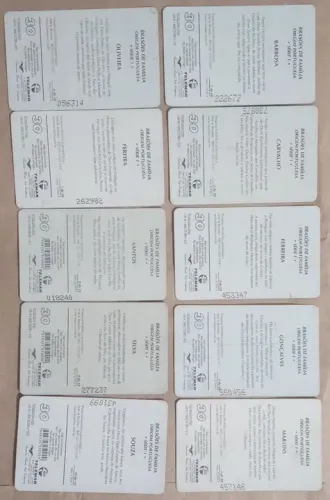 Cartão telefônico BRASÕES DE FAMILIA 