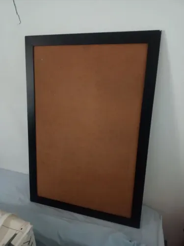 Moldura preta sem vidro