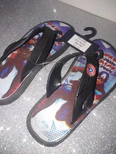 Chinelo Sandalia Imfantil Super Heroes - Capitão America 2