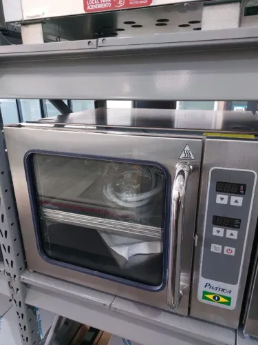 Forno industrial elétrico panificadora com vapor 