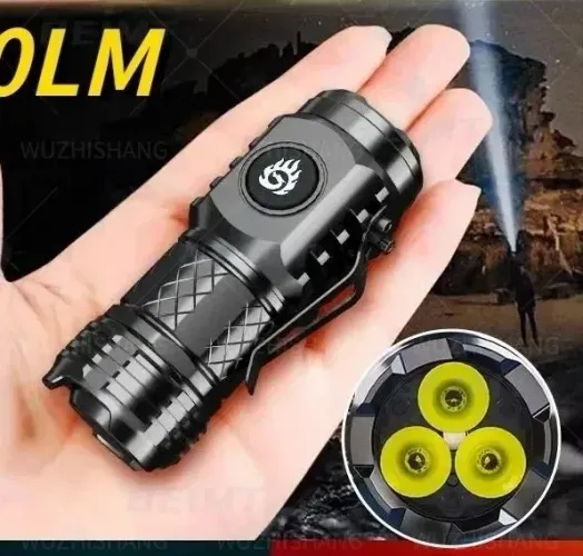 Mini Lanterna 3 Led Forte