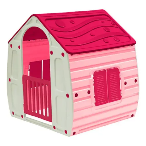 Casinha De Brinquedo Magical Rosa Bel 560010 102cmx90x109cm