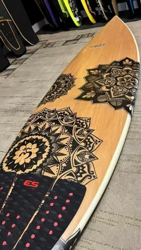 Joker Madeira Wood  Prancha Surf Powerlight Fcs Tri Quad
