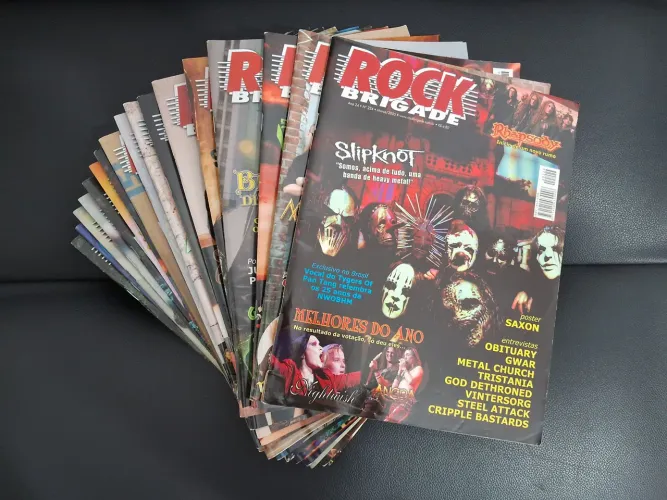 Lote de revistas Rock Brigade
