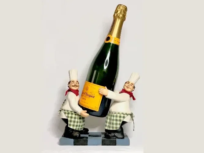 Porta Vinho Chefs de Cozinha - Item Raríssimo