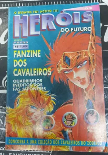 Revista Herois do Futuro 09 - Cavaleiros do Zodiaco - Fanzine