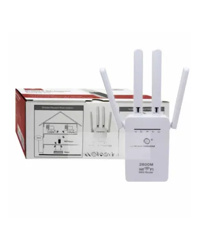 Repetidor de Sinal Wifi 4 Antenas