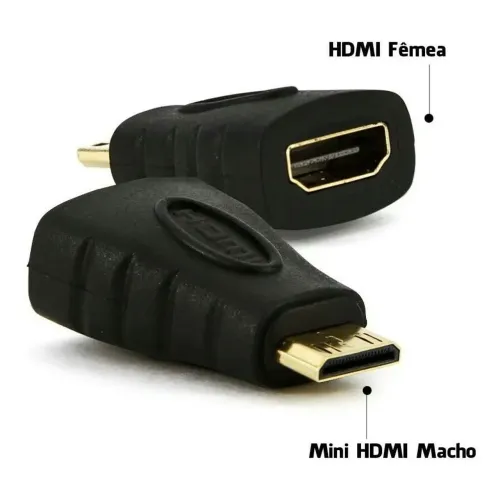 Adaptador HDMI para Mini HDMI - Conecte seus dispositivos com facilidade!