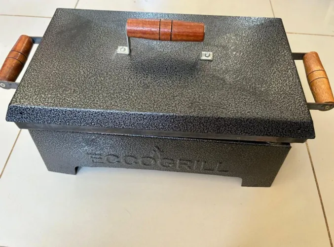 CHURRASQUEIRA ECCOGRILL COMPLETA A ÁLCOOL