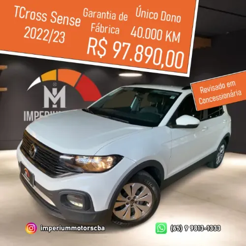 Volkswagen T-Cross Sense 1.0 TSI Flex 5P Aut. 2023