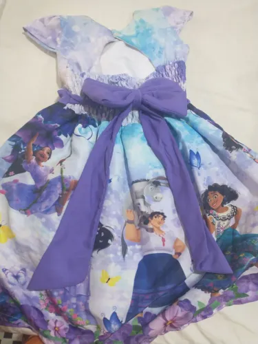 Vestido Infantil Encanto - Personagens Disney