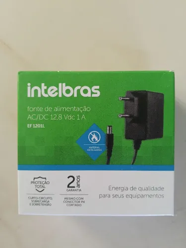Fonte de Alimentação Intelbras AC/DC 12,8Vdc 1A - EF 1201L