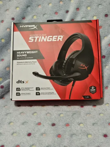 Headset GamerHyperx CloudStinger, PretoE Vermelh0,HX-HSCS-BK/NA