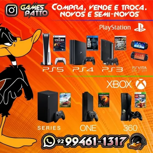 Consoles e Jogos - Games Patto leia
