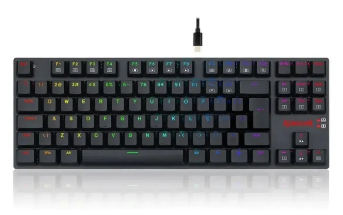 Teclado Gamer Mecânico RGB - Redragon K607 Brown