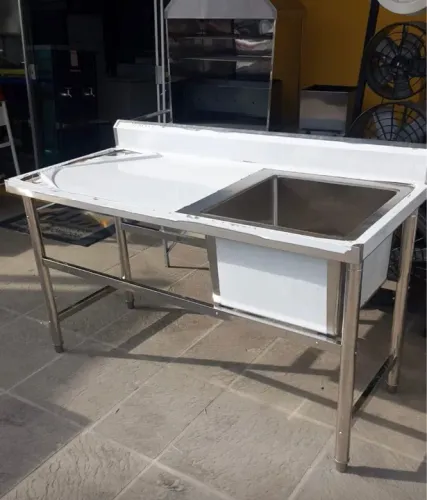 MB Pia para Restaurante total inox 150x70