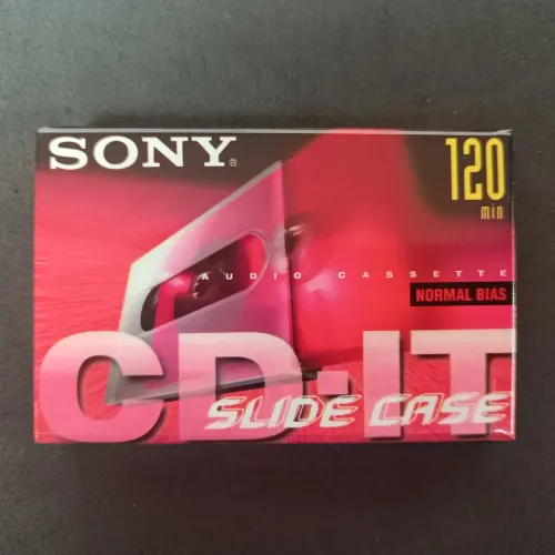 Fita cassete sony cd-it 120 min virgem e lacrada made in Japan