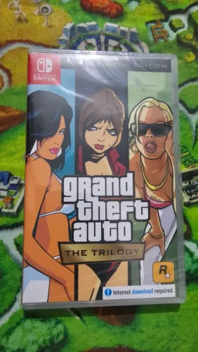Jogo LACRADO Grand Theft Auto The Trilogy GTA Nintendo Switch Game