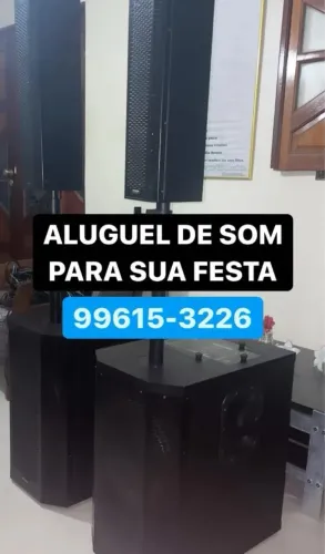 Aluguel de som