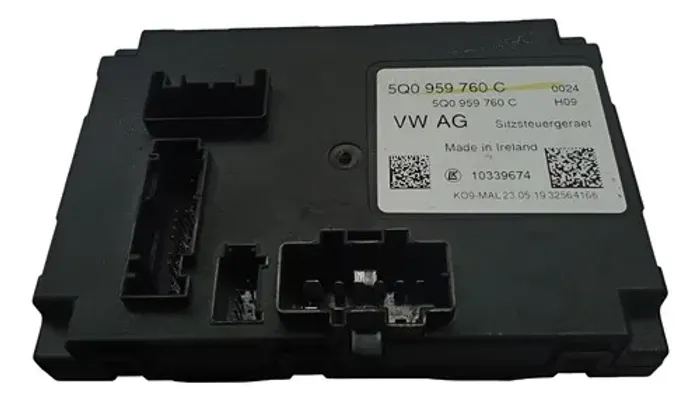 Módulo de Controle do Banco Frontal Esquerdo VW Tiguan R Line 2019 2020