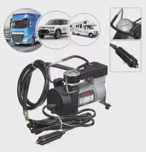 Compressor de Ar Portátil 12v Pneu ( Carros, Vans e Ultilitários )