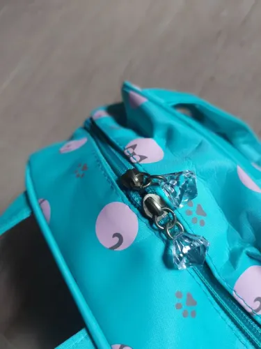 Bolsa térmica feminina com estampa de gatinho