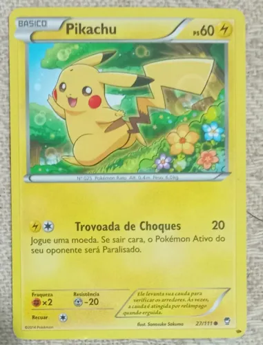 Carta pikachu Pokémon