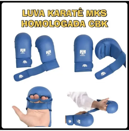 Luva de Karatê MKS Homologada CBK