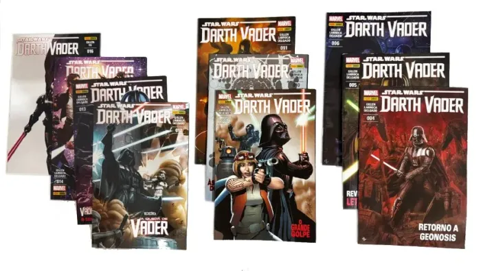 Kit 10 Revistas Star Wars; Darth Vader