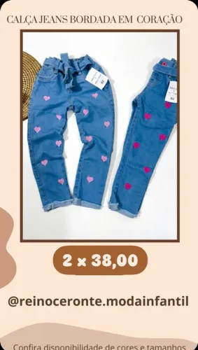 Calça jeans infantil