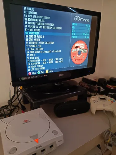 Console SEGA DREAMCAST GDEMU 60 HTZ 220v dezonée PAL