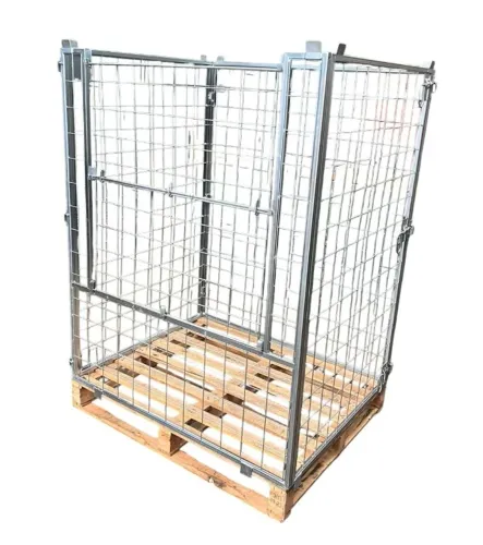 GAIOLA COM PALLET PALLETAINER GAIOLA ARAMADA
