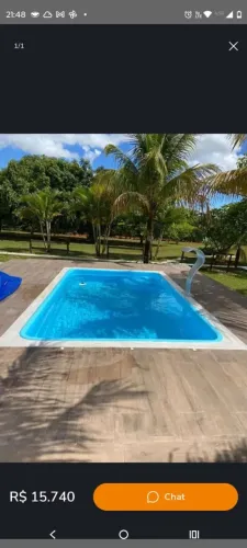 Piscina de fibra com garantia direto de fábrica 8 mts