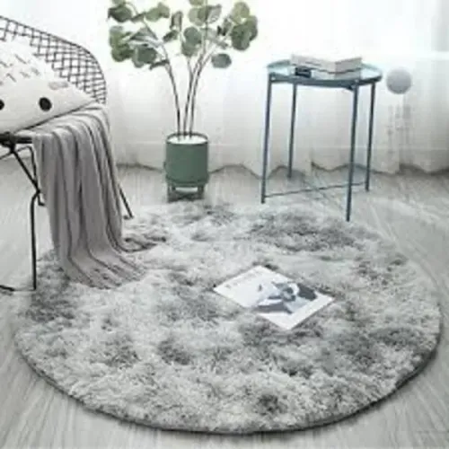 Tapete ecologico redondo 1,45 diam cinza mix 006-47