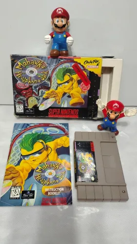 MOHAWK É HEADFHONE JACK SNES CIB