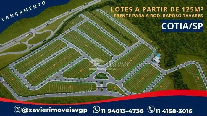 Terreno à venda em condomínio fechado, 125 m² por R$168.000,00 - Club Life - Cotia/SP