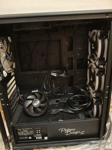 Gabinete Pichau Design Lab 6 fans + Fan processador AMD custom