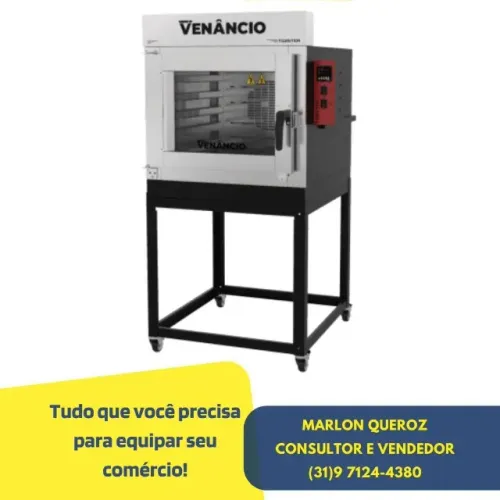 Forno Turbo Venâncio Elétrico 5 Esteiras 