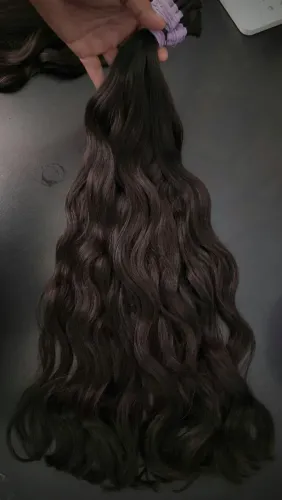 Cabelo humano alta qualidade 65cm 5,98 o grama. 