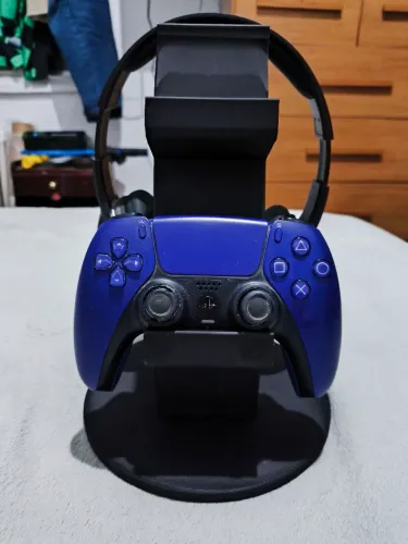 Suporte Gamer para Headset e Controle PS5