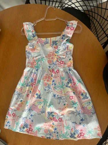 Vestido Tema Mar - Infantil