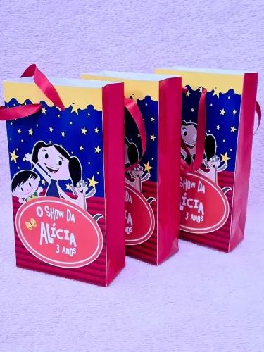 Sacolas Personalizadas O Show da Luna - Festa Infantil