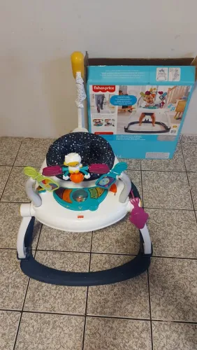 Cadeirinha Pula- Pula Diversão no Espaço - Fisher Price