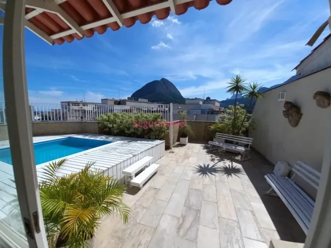 Cobertura a venda na Gávea Manoel Ferreira frente infraestrutura 2 vagas 245m2 R$4.180.000